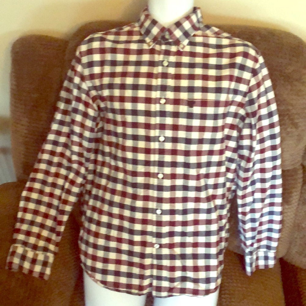 American Eagle Outfitters mens l/s button-up shirt